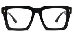 Kenish Black Square Glasses1