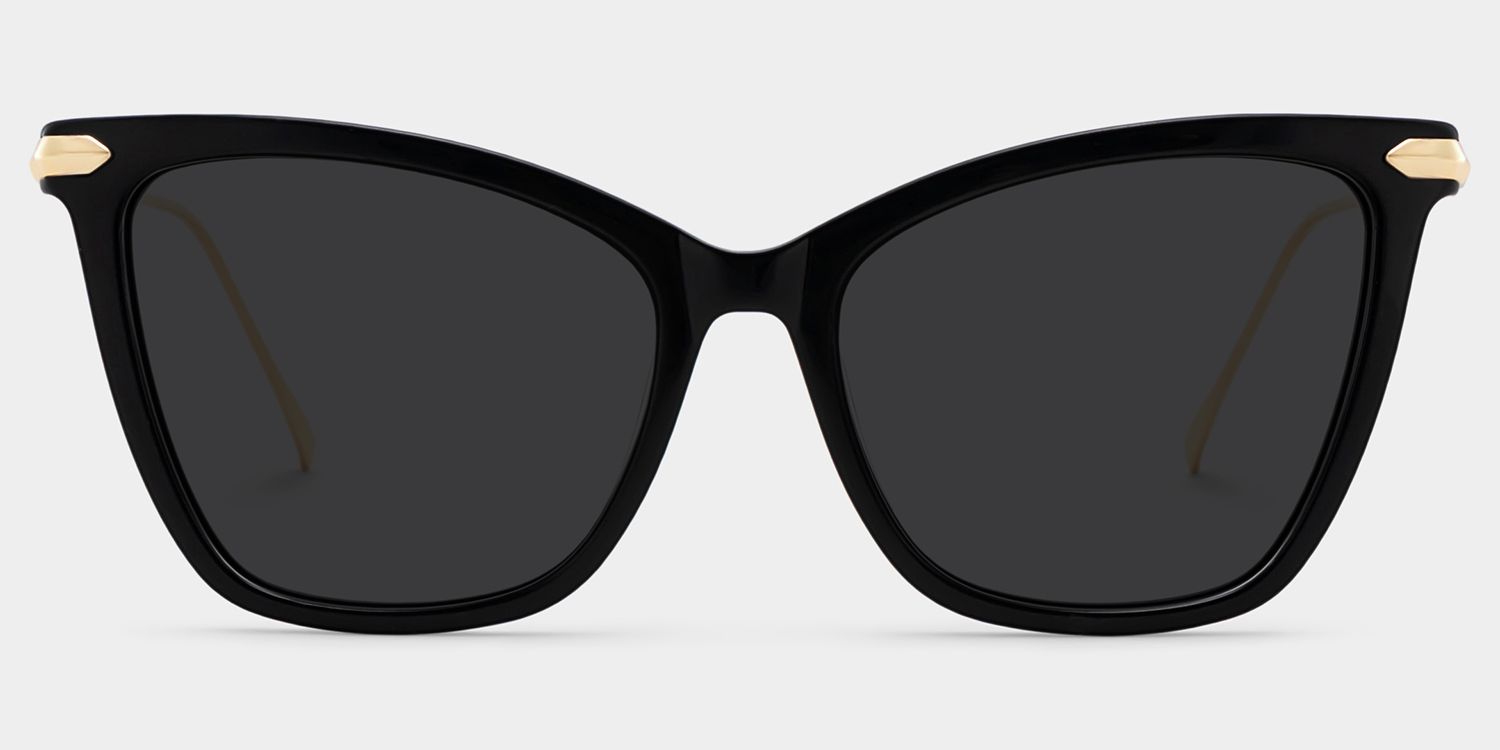 Hilary Black Butterfly Sunglasses to Frame Your Face | ZEELOOL UK0