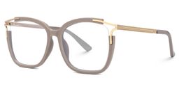Sidibe Khaki Square Glasses1
