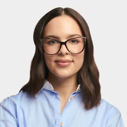 Yomary Black Cat eye Glasses0