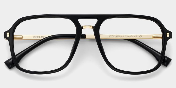 Kilworth Black Aviator Glasses