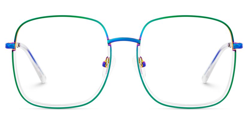 Wade Iridescent Square Glasses