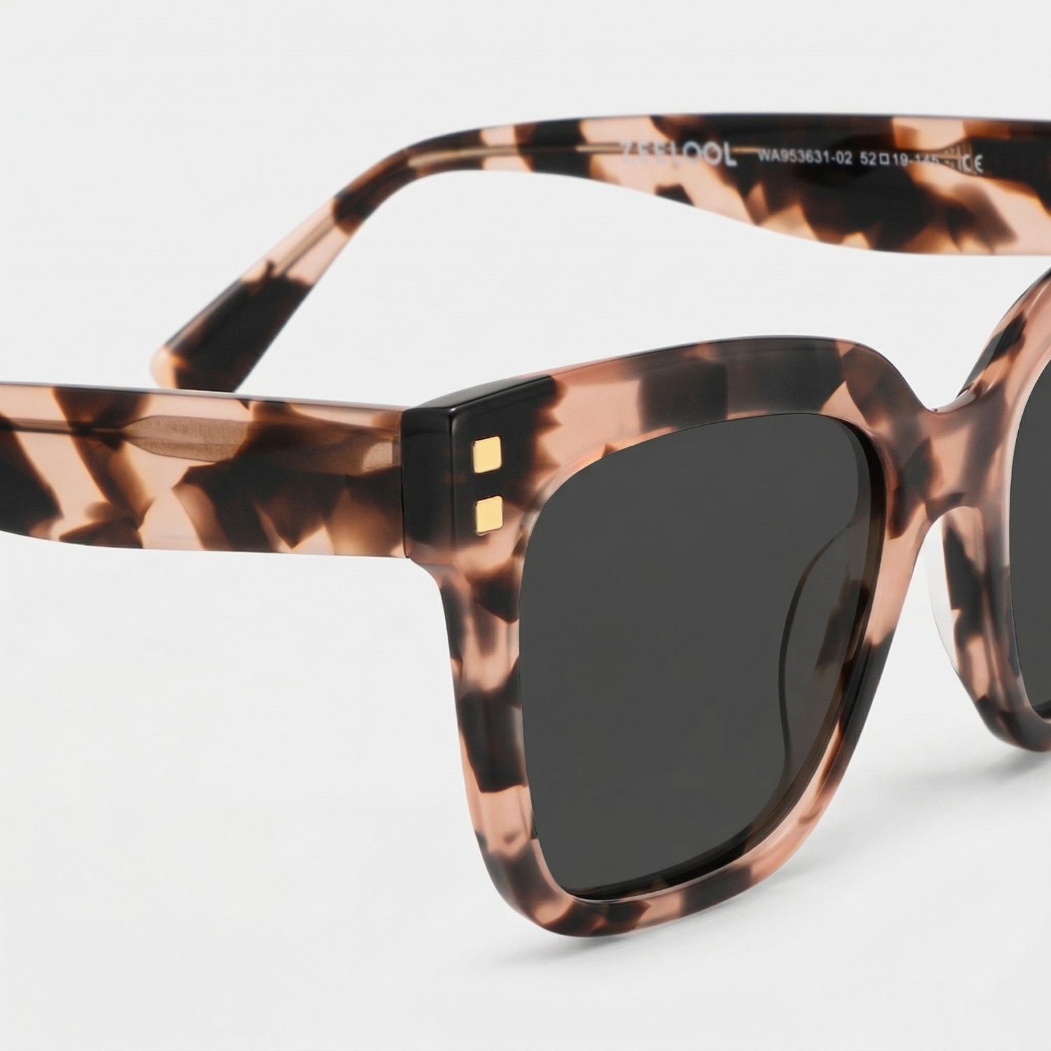 Minguela Square Pink-Tortoise Sunglasses for Women & Men | ZEELOOL UK4
