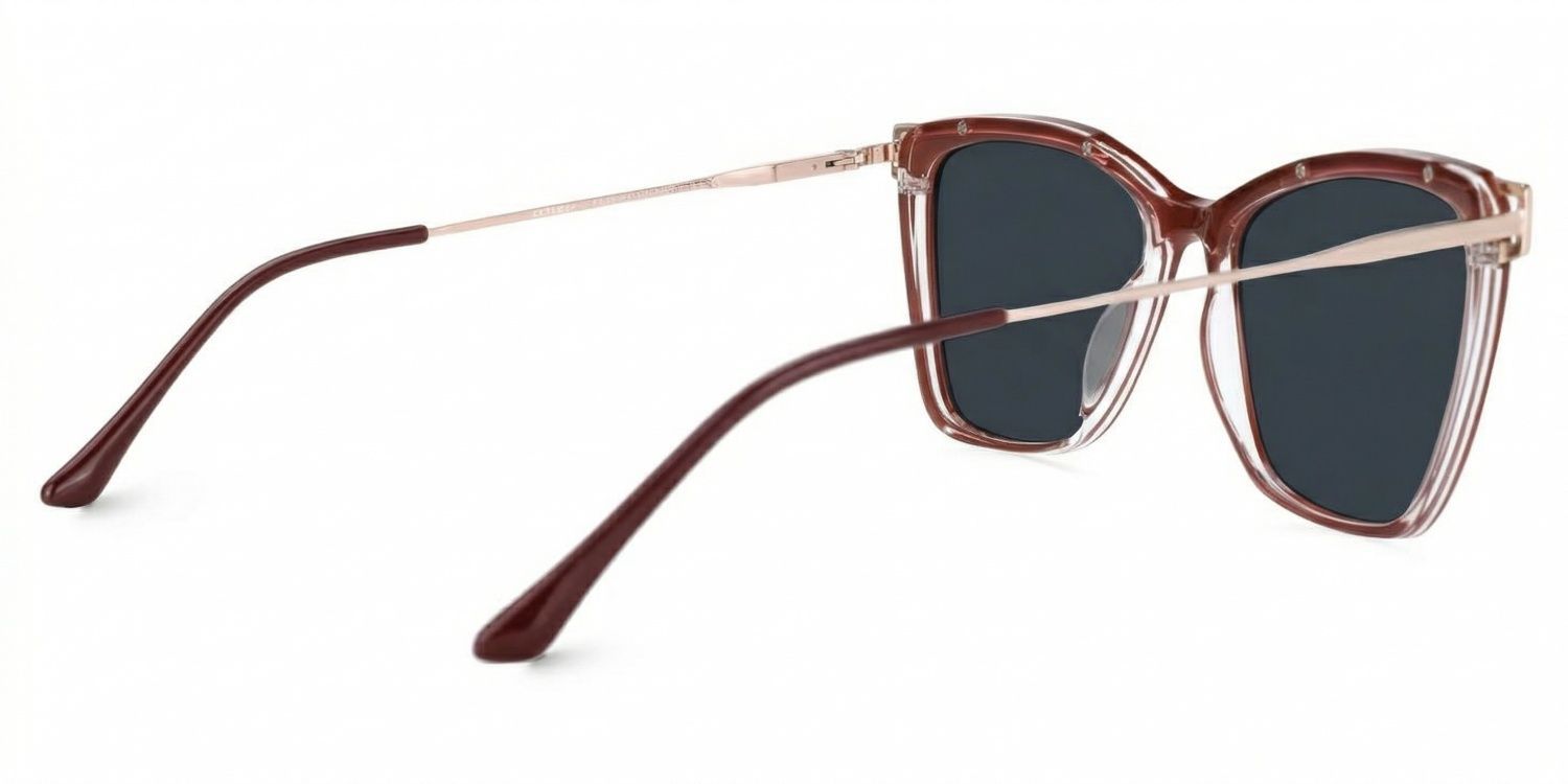 Krystle Red Frame Sunglasses with Square Style | ZEELOOL UK3