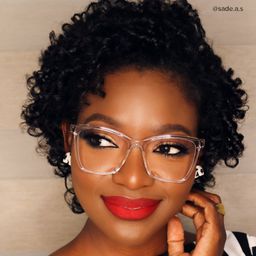 Krystle Clear Square Glasses10
