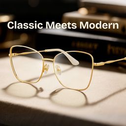 Kai Gold Butterfly Glasses7
