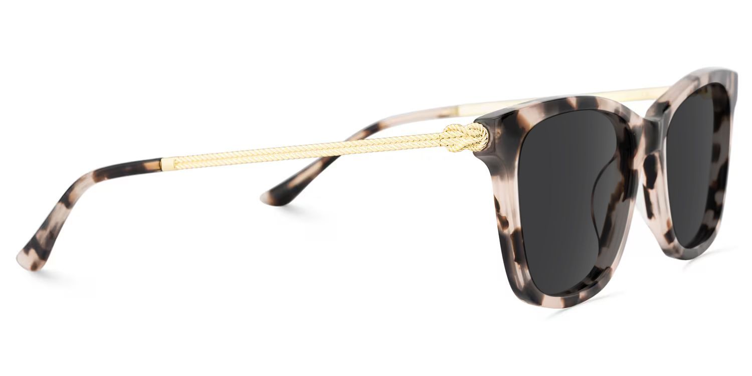 Vibert Tortoise Frame Sunglasses with Rectangle Style | ZEELOOL UK3
