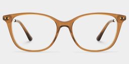 Finch Brown Rectangle Glasses1