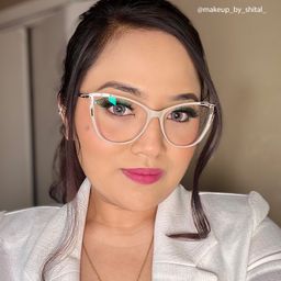 Yomary Khaki Cat eye Glasses13