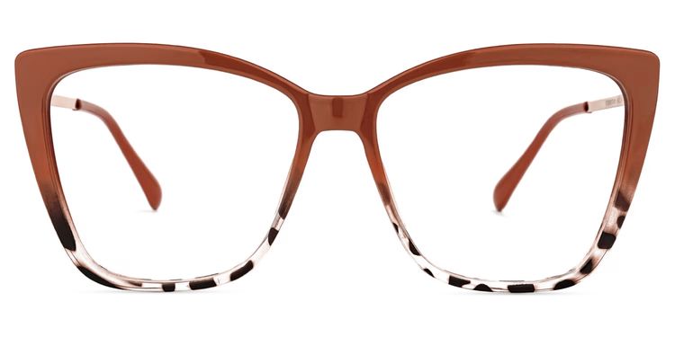 Awilda Orange Butterfly Glasses