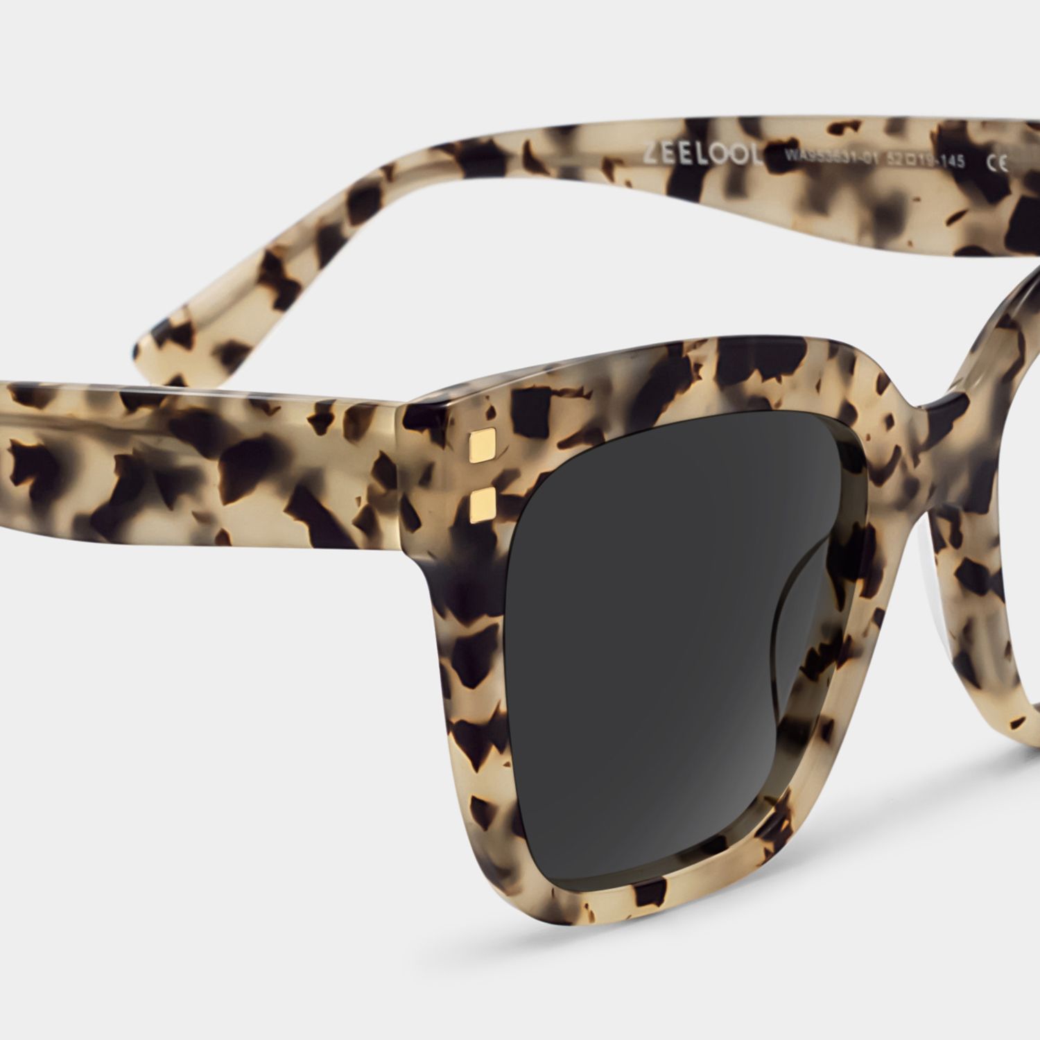 Minguela Square Brown-Tortoise Sunglasses for Women & Men | ZEELOOL UK4