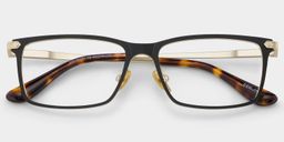 Alexander Black Rectangle Glasses2