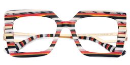 Poutine Multicolor Square Glasses1