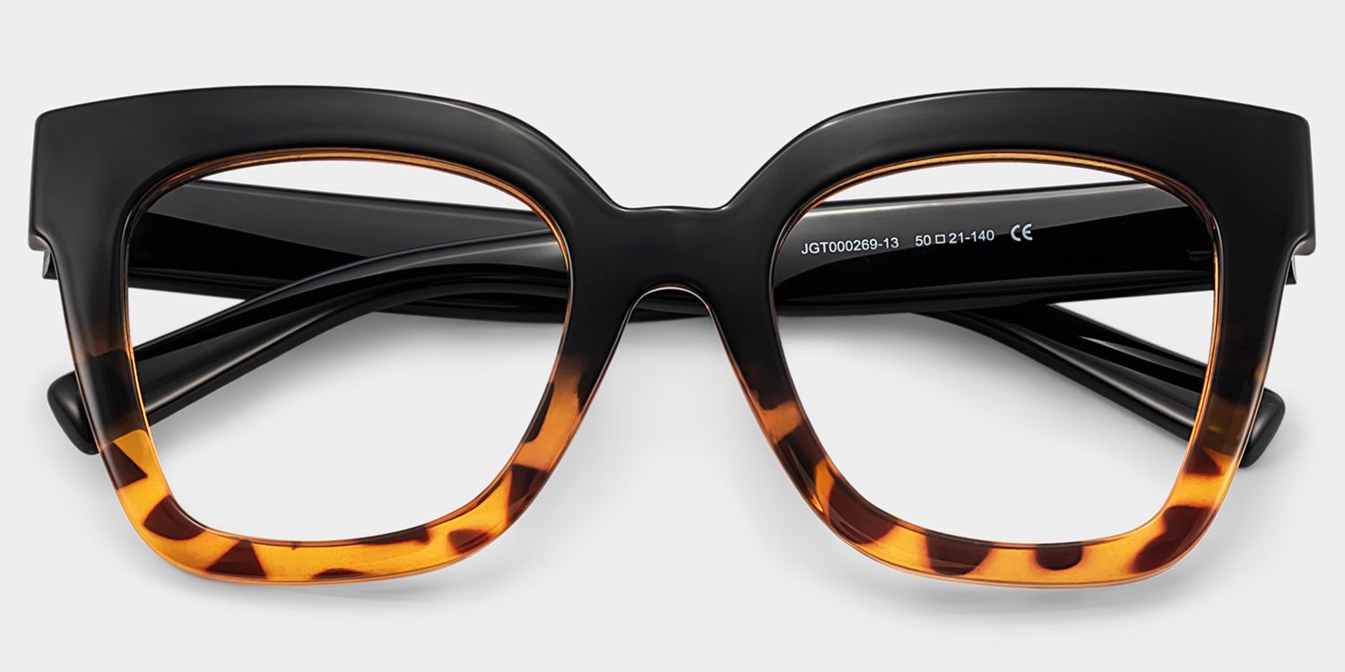 Malcolm Square Burnt Umber Glasses | ZEELOOL UK1