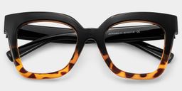 Malcolm Two-Tone Square Glasses1