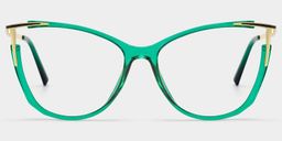 Yomary Green Cat eye Glasses0