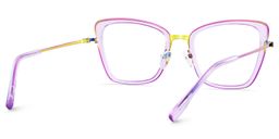 Rosalie Purple Butterfly Glasses5