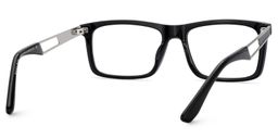 Osvaldo Black Rectangle Glasses5