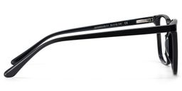Aidan Black Rectangle Glasses4