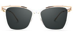 Krystle Clear Square Sunglasses0