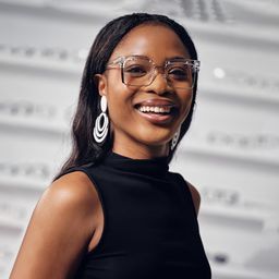 Kiana Clear Square Glasses6