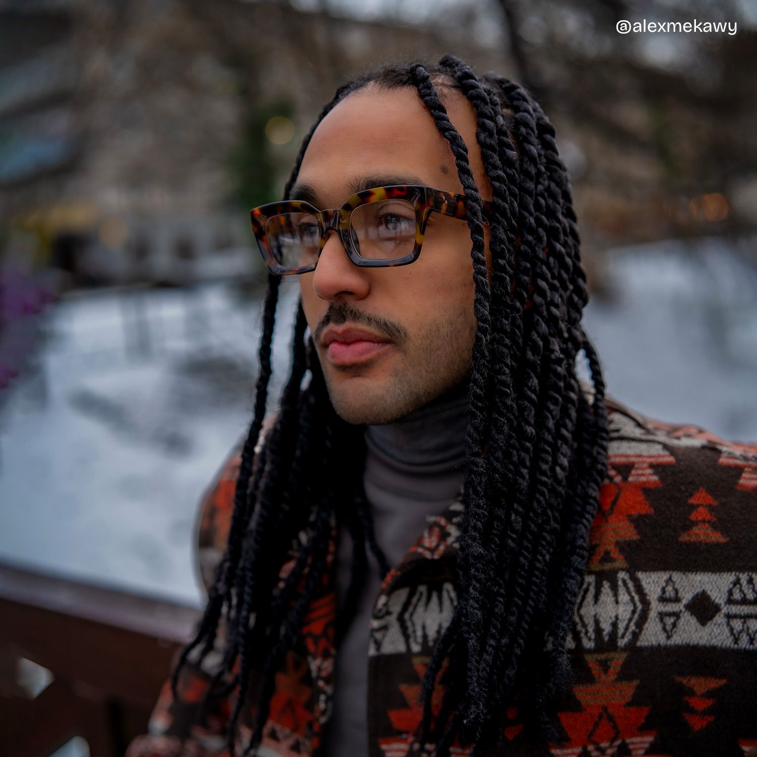 Nevaeh Square Tortoise Eyeglasses For Women and Men5