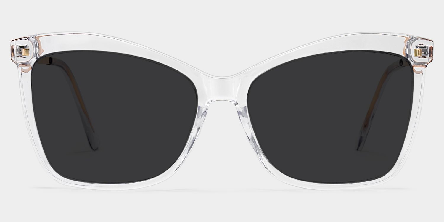 Isaebella Clear Butterfly Polarized Sunglasses for Driving | ZEELOOL UK0