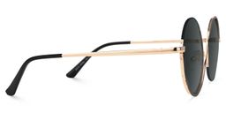 Flozif Black Round Sunglasses2