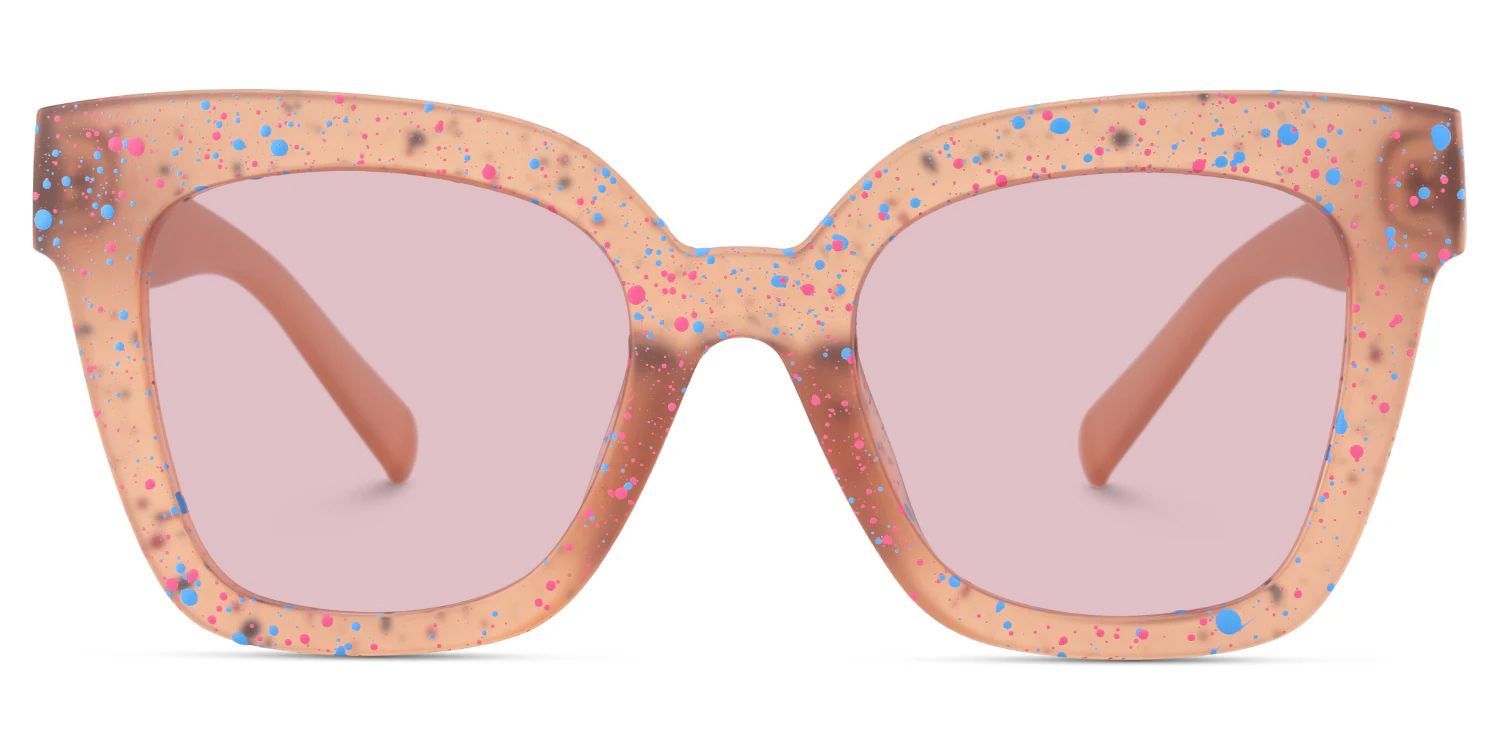 Malcolm Square Matte Brown Sunglasses for Women & Men | ZEELOOL UK0