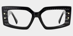 Otto Round Black Glasses5