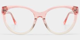 Kiera Pink Cat eye Glasses0