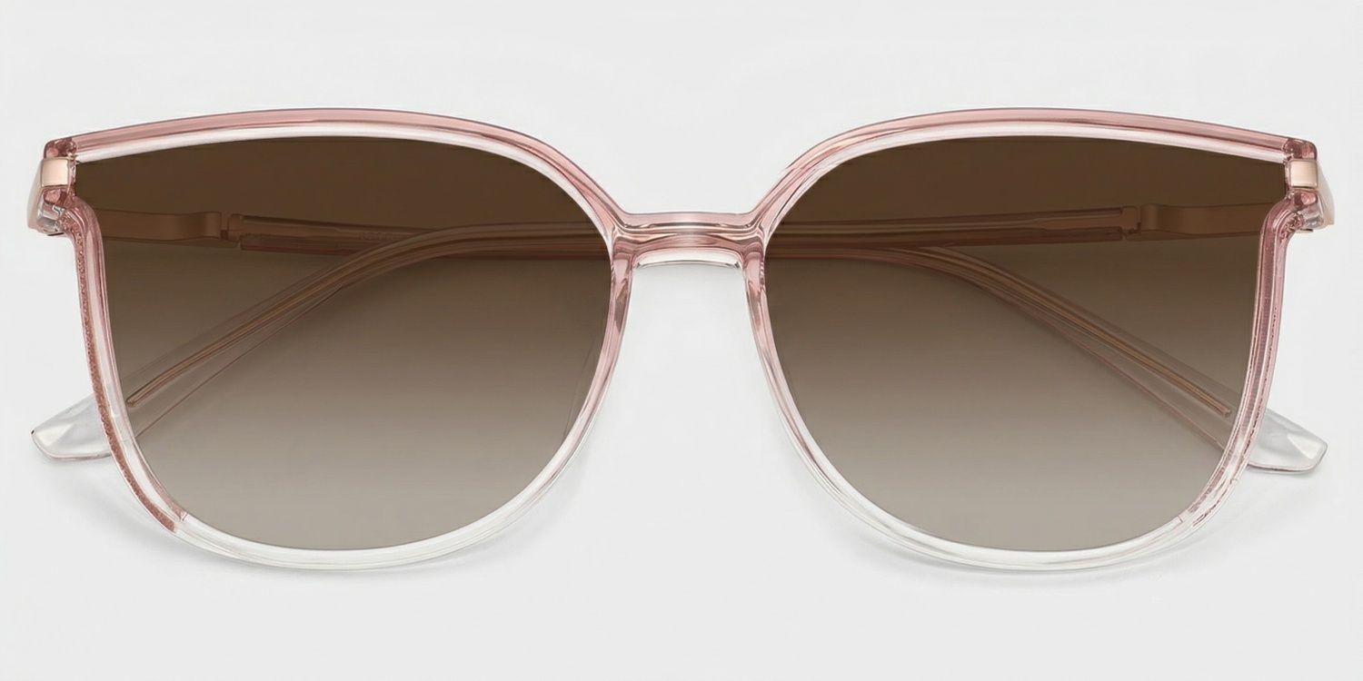 Rodz Square Sunglasses with Tr90 Pink Frames | ZEELOOL CA1