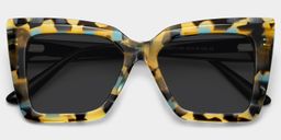 Thiline Tortoise Square Sunglasses1