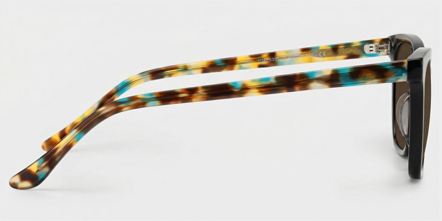 Faith Acetate Black Frame Sunglasses | ZEELOOL UK3