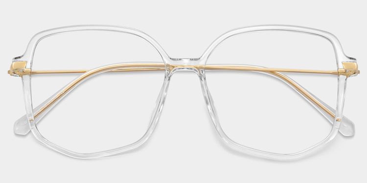 Payton Clear Geometric Glasses