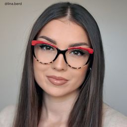 Sydney Cat Eye Black Glasses10