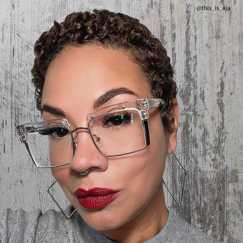 Kiana Square Clear Frame Glasses | Zeelool Optical9