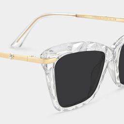 Juliet Clear Rectangle Sunglasses4