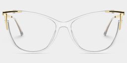 Yomary Clear Cat eye Glasses0