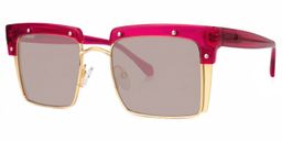 Kiana Bright-Pink Square Sunglasses1