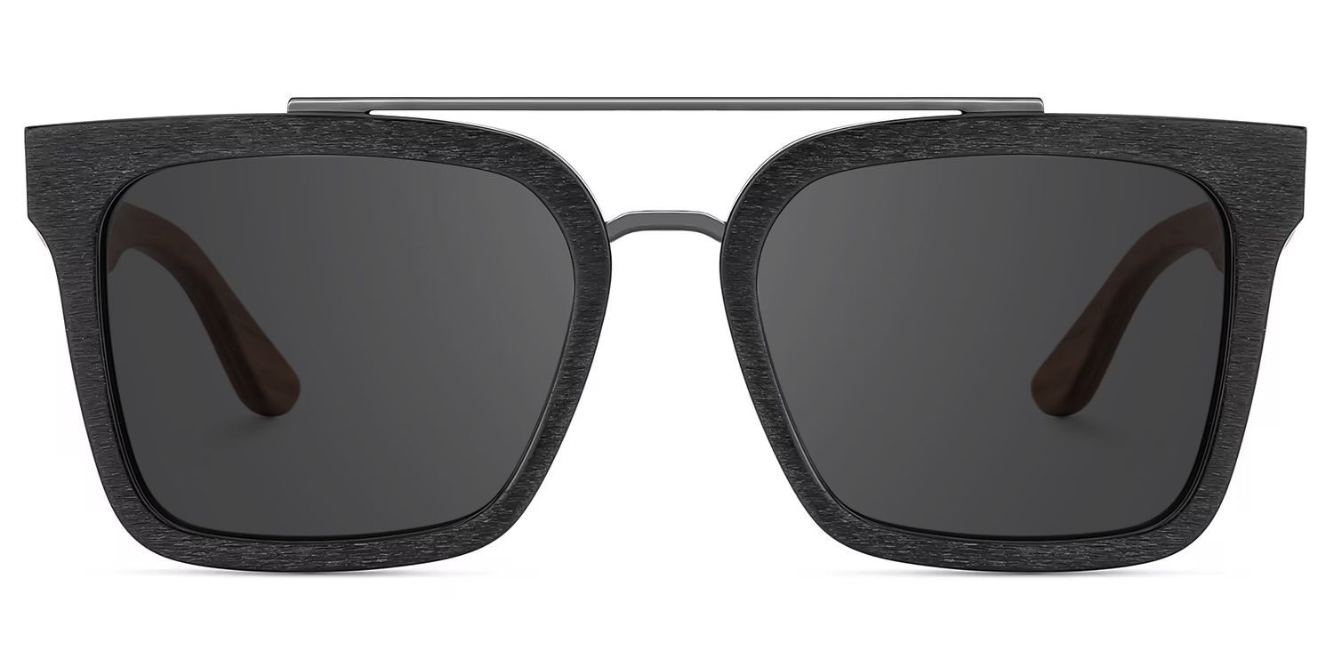 Pascal Aviator Black Sunglasses for Women & Men | ZEELOOL UK0