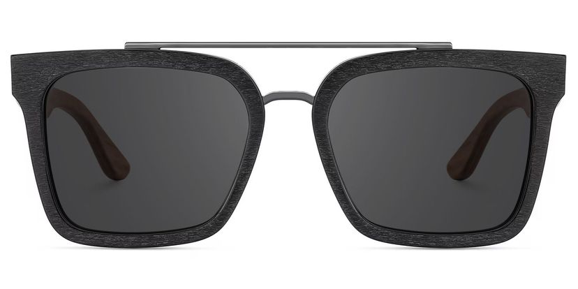 Pascal Black Aviator Sunglasses