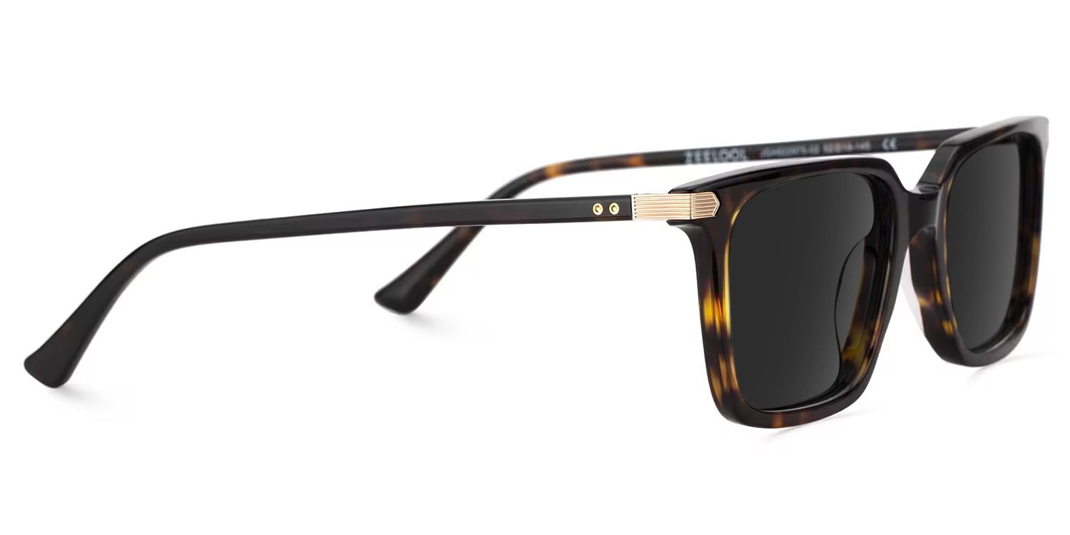 Goveo Rectangle Tortoise Sunglasses for Women & Men | ZEELOOL UK3