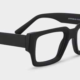 Garza Black Rectangle Glasses4