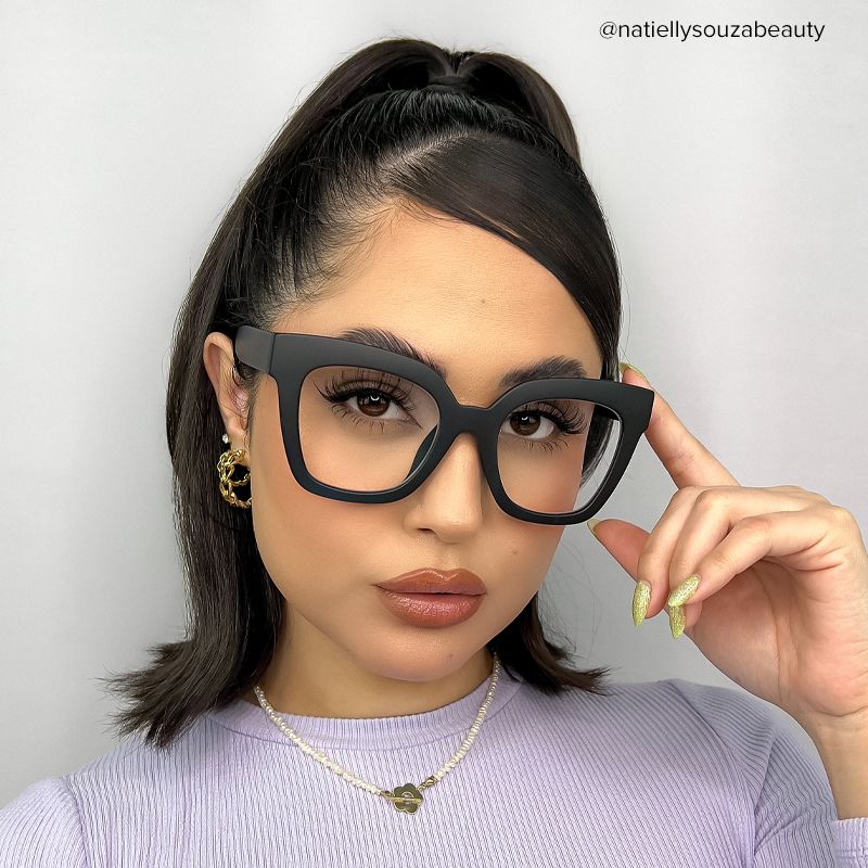 Malcolm Black Square Glasses