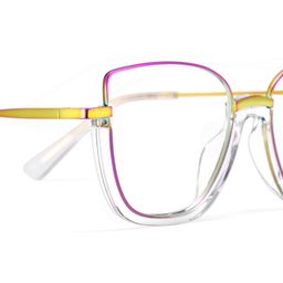 Coleman Iridescent Square Glasses4