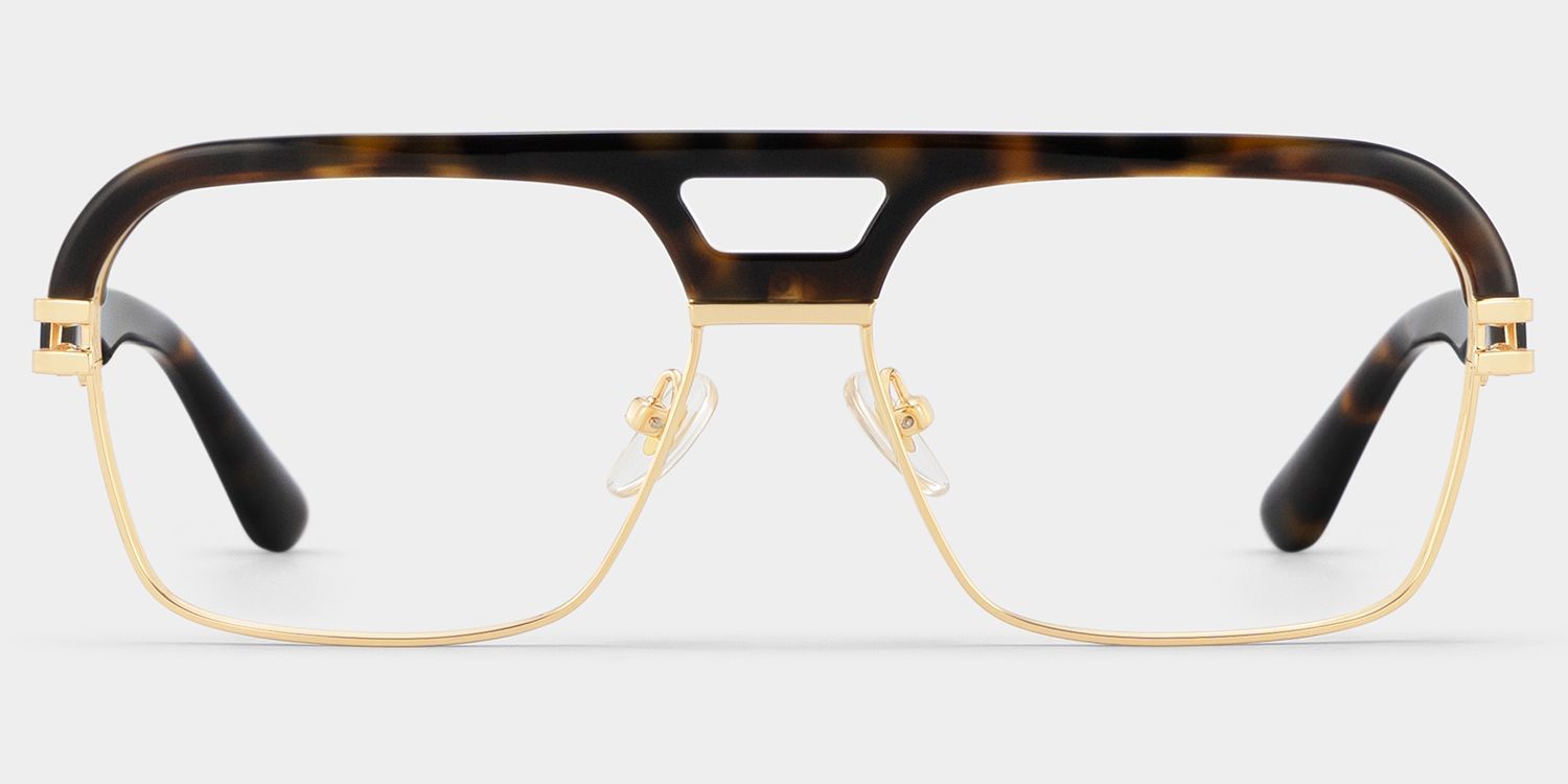 Griff Tortoise Aviator Eyeglasses for Men | ZEELOOL0