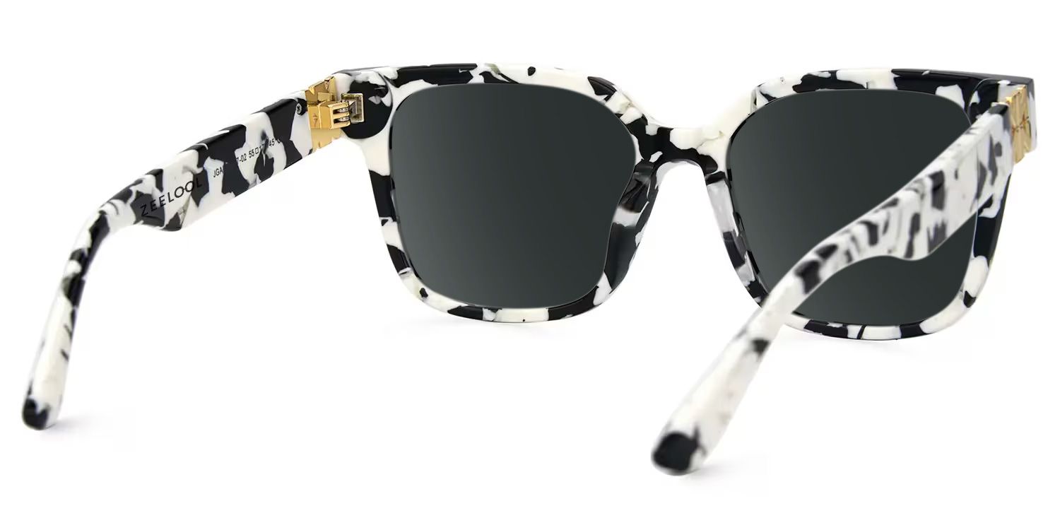 Kerri Cow Print Frame Sunglasses with Square Style | ZEELOOL UK3
