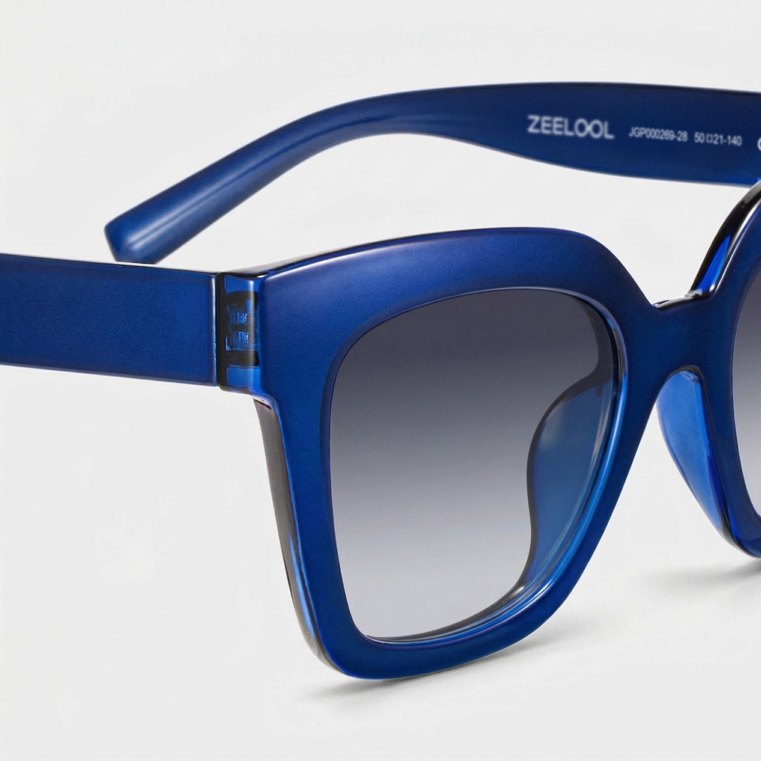 Malcolm Blue Square Sunglasses to Frame Your Face | ZEELOOL UK4