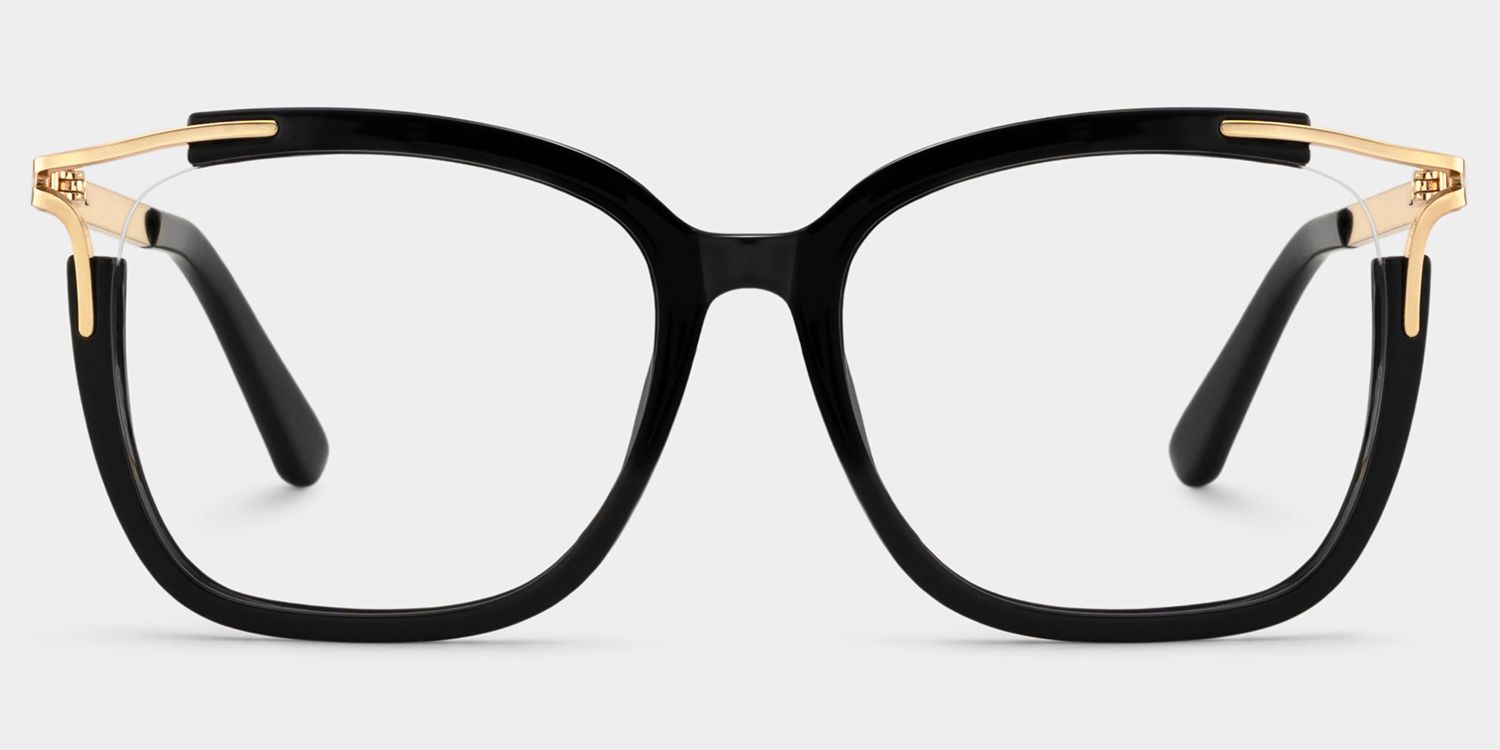 Spring hinges Sidibe Eyeglasses, Sidibe Black Glasses -Zeelool0